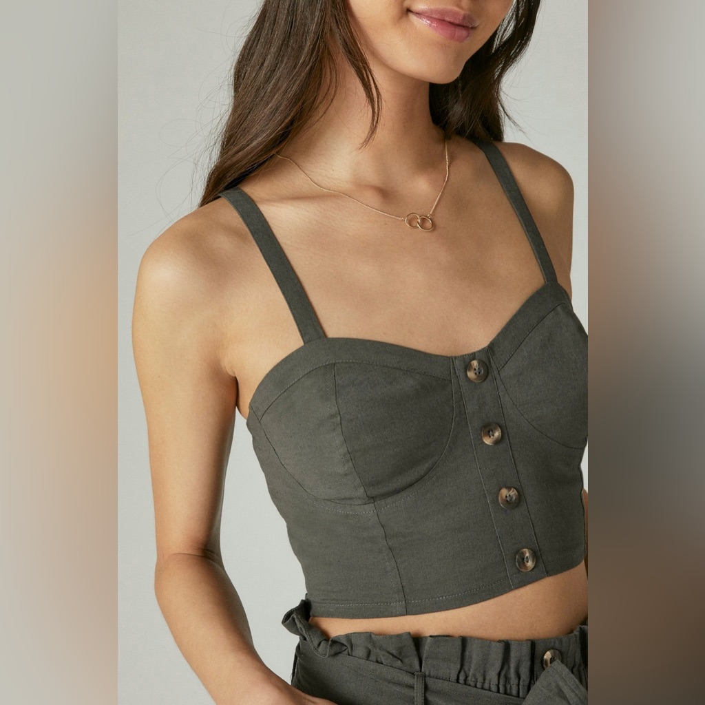 Lucky Brand Button Front Matchback Front Bnwt